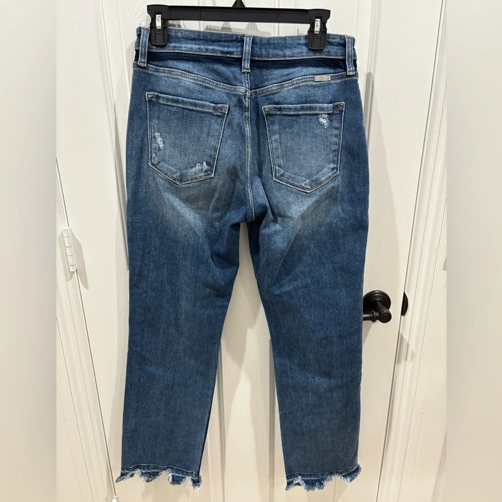 KanCan Dark Blue Distressed Boyfriend Jeans - Picture 7 of 11
